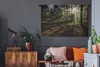 MuchoWow® Wandteppich Wandbehang Wald - Sonne - Nebel Produktbild-Vorschau 5