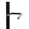 relaxdays WC-Garnitur schwarz, silber Metall Produktbild-Vorschau 6