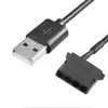 A85 USB Stecker auf 4Pin Molex Buchse Adapterkabel – 5V Produktbild-Vorschau 1