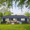 JOIEYOU altán 3x9m party stan s bočními panely a okny Náhled obrázku produktu 4