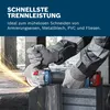 A person is using a Bosch angle grinder to cut metal, with sparks flying. Náhľad obrázku produktu