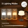 Nachttischlampen, LED Tischlampe, USB-Stecker, Dimmbare Produktbild-Vorschau 2