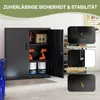 Abschließbarer Metallschrank, verstellbare Einlegeböden, Produktbild-Vorschau 4