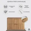 Rodan | Szafka Pod Umywalkę - 80 Cm - Wisząca - Brązowy Mat Podgląd zdjęcia produktu 3