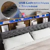 Letto imbottito MODFU 180x200 con contenitore, letto Anteprima dell’immagine prodotto 5
