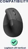 kwmobile Mouse Feet Sticker kompatibel mit Logitech Lift Produktbild-Vorschau 2