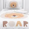 Babybettwäsche Little Lion Biber in 100x135 + 40x60 cm, Produktbild-Vorschau 5
