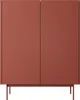 FURNLUX Sideboard Color Red 97cm / Hauptfarbe: Rot / Produktbild-Vorschau 2