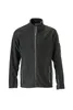 Strapazierfähige Fleece Jacke im Materialmix carbon/black, Produktbild-Vorschau 2