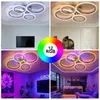 40W Ring LED Deckenleuchte mit RGB Backlamp, Dimmbare mit Produktbild-Vorschau 7