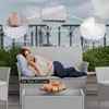 Ensemble de meubles de jardin 4 pièces Pour usage extérieur Voir les images du produit 5