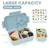 Bugucat Lunch Box Deti Bento Box Lunchbox Nepriepustný Náhľad obrázku produktu 2