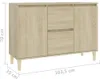 vidaXL Credenza rovere Sonoma 103,5x35x70 cm Materiale a Anteprima dell’immagine prodotto 8