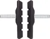 1x coppia di ganasce freno cantilever 72 mm, con bullone Anteprima dell’immagine prodotto 1