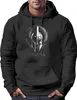 Hoodie Herren Aufdruck Sparta Helm Krieger Warrior Produktbild-Vorschau 1