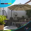 NYVI Moskitonetz für Sonnenschirme Ø 350 cm - Schwarz, mit Produktbild-Vorschau 5