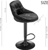 lot de 2 tabourets de bar en velours Tabouret de bistrot Voir les images du produit 6