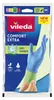 Vileda Confort Extra, Kuchyňské rukavice, Modrá, Šedá, M, 1 Náhled obrázku produktu 1