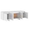Szafka pod TV, biała, 120x30x40,5 cm, materiał Podgląd zdjęcia produktu 9