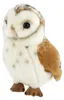 Plüschtier Schleiereule 20 cm, Eulen Uhu Stofftiere Produktbild-Vorschau 3