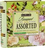 A box of assorted tea bags with a floral design. Produktbild-Vorschau