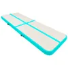 Nafukovací žíněnka s pumpou 500 x 100 x 20 cm PVC zelená Náhled obrázku produktu 2