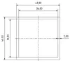 Riggatec Alu-Rohr Vierkant 40x40x2mm Länge 1,0 m Produktbild-Vorschau 2