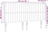 vidaXL Kopfteil mit Ohren Hellgrau 203x16x118/128 cm Stoff Produktbild-Vorschau 8