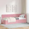 vidaXL Rohový rám postele s čelom ružový 80 cm x 200 cm Náhľad obrázku produktu 2
