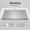 Arbeitsplatte aus Edelstahl 1000x500x20mm Produktbild-Vorschau 4