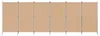 vidaXL Set di 6 divisori da interno Beige 520 x 180 cm in Anteprima dell’immagine prodotto 4