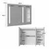 Spiegelschrank Badezimmer 120 cm, Badspiegel mit Produktbild-Vorschau 7