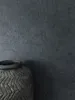 Newroom Vliestapete Dunya Black Schwarz Beton, Wohnbeispiel Produktbild-Vorschau