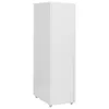 A white metal filing cabinet with wheels is shown from a side angle against a white background. Náhľad obrázku produktu