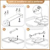 ZMH LED Plafonnier Bois 3000K Blanc Chaud Design Moderne Voir les images du produit 8