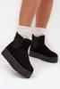 Damen Schneestiefel Mit Elastischem Einsatz Schwarz Kiora Produktbild-Vorschau 2