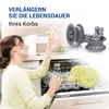 Korbrolle 8x passend wie Bosch 00611666 00165313 Rad 31mmØ Produktbild-Vorschau 7