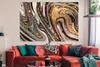 MuchoWow® Poster Marmoroptik - Gold - Glitter - Luxus - Produktbild-Vorschau 2