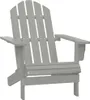 vidaXL Záhradná stolička Adirondack so stolom z masívneho Náhľad obrázku produktu 4