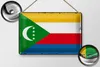 Blechschild Flagge der Komoren 30x20cm Retro Flag Comoros Produktbild-Vorschau 2