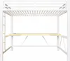 Merax Etagenbett 140x200 cm, Gaming-Metall-Hochbett mit Produktbild-Vorschau 7