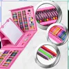 Set di colori e pennarelli per bambini, 208 pezzi, rosa Anteprima dell’immagine prodotto 6