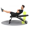 A man is performing an exercise on a black adjustable workout bench. Náhľad obrázku produktu