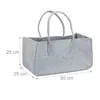 2 sacs à bois en feutre, panier à bois portable, Voir les images du produit 4