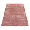 Hochflor Teppich BRILLIANT Rosa 120 cm Rund Produktbild-Vorschau 4