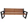 A product shot of a park bench. Produktbild-Vorschau