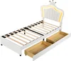 MODFU Kinderbett Polsterbett 90×200 cm mit LED-Licht und Produktbild-Vorschau 6