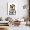 Poster - Poster ohne Rahmen - Anthropomorphisierung Bär Produktbild-Vorschau 6