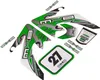 Aufkleber Set X - Grün Pit Bike Dirt Bike HMParts Produktbild-Vorschau 3