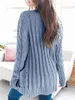 ASKSA Damen Strickjacke Strickpulli Langarm mit Taschen Produktbild-Vorschau 3